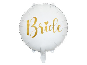 Balon foliowy pastylka Bride to be szer:45cm