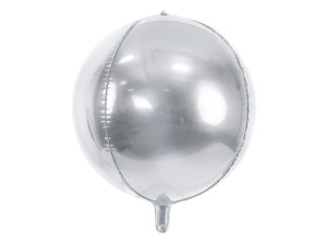 balon foliowy Kula wys:50cm srebrny