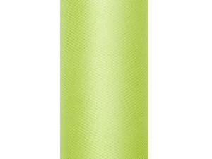 Tiul gładki, j. zieleń, 0,15 x 9m (1 szt. / 9 mb.)