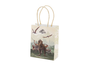 6szt Torebki papierowe na upominki Jurassic World,