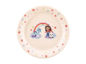6szt Talerzyki Koci Domek Gabi, mix, 23 cm