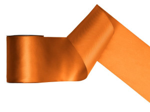 taśma satynowa 10cm*25m rdzawy