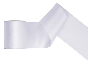 taśma satynowa 10cm*25m biała
