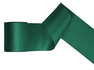 taśma satynowa 10cm*25m butelkowa zieleń