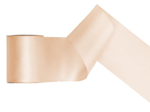 taśma satynowa 10cm*25m kremowy