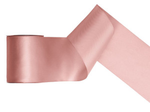 taśma satynowa 10cm*25m brudny róż