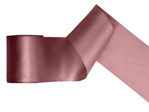 taśma satynowa 10cm*25m ciemny brudny róż