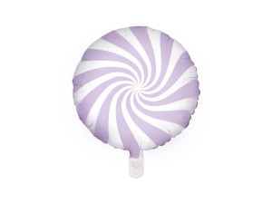 balon foliowy Cukierek wys:35cm jasny liliowy