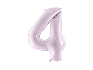 balon 86cm(34") cyfra "4" błyszczący fioletowy