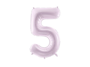 balon 86cm(34") cyfra "5" błyszczący fioletowy