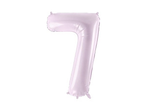 balon 86cm(34") cyfra "7" błyszczący fioletowy