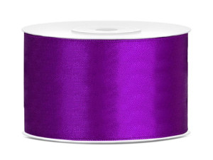 taśma satynowa 3,8cm*25m purpura