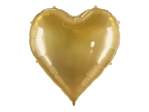 Balon foliowy Serce XXL wys:160 szer:160cm złoty