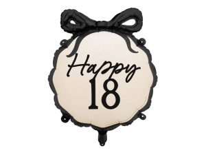 Balon foliowy pastylka 56cm(22") Happy ''18''