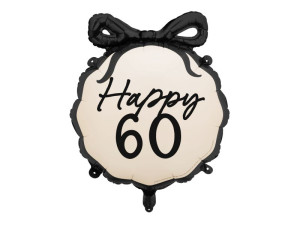 Balon foliowy pastylka 56cm(22") Happy ''60''