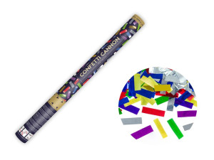 Tuba z konfetti, mix, 60cm