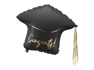 Balon foliowy Czapka "Congrats!" szer:60cm