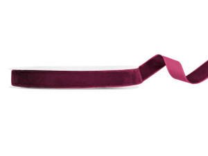 wstążka welurowa 15mm*10m purpurowa