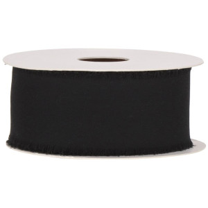Wstążka szyfonowa 4cm*10m czarna