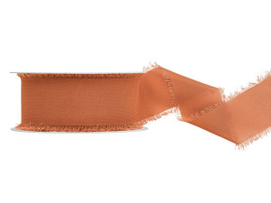 Wstążka szyfonowa 4cm*10m miedziana