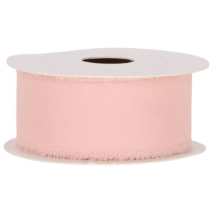 Wstążka szyfonowa 4cm*10m jasnoróżowa
