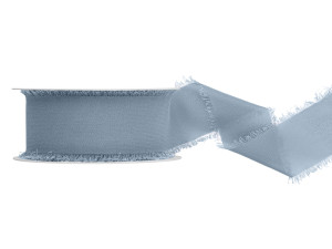 Wstążka szyfonowa 4cm*10m mglisty niebieski