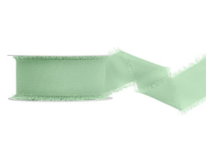 Wstążka szyfonowa 4cm*10m szałwiowa