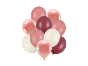 10sz Zestaw balonów lateksowych, mix