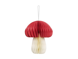 Dekoracja papierowa honeycomb Grzybek, 12,5 cm, mi
