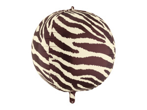 Balon foliowy Piłka w Paski Zebry wys:75cm