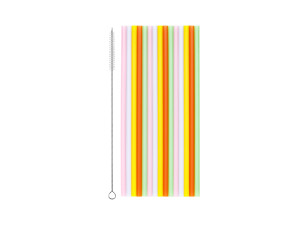 30szt słomki plastikowe 20 cm