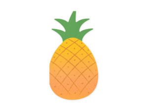 20szt serwetki Ananas, 18,5*10,2 cm