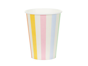 6szt Kubeczki Paski 400 ml