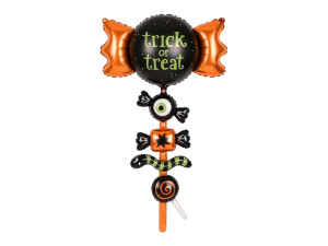 Balon foliowy Trick or treat, 89x129 cm, mix