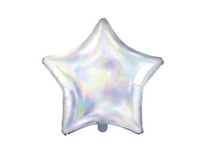 balon foliowy gwiazdka szer:48cm opalizujący