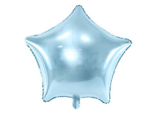 balon foliowy gwiazdka szer:48cm błękitna