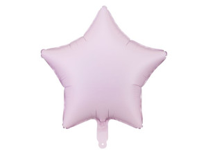 balon foliowy gwiazdka szer:48cm fioletowa pastelo