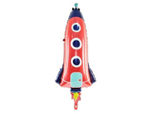 balon foliowy Rakieta wys:115cm szer:44cm