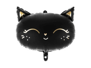 balon foliowy Kotek wys:39cm szer:48cm czarny