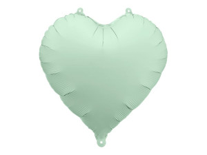 balon foliowy Serce szer:45cmzieleń