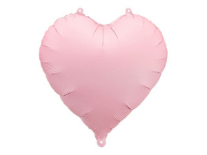 balon foliowy Serce szer:45cm różowy