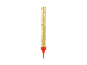 12szt Fontanny na tort 12cm złote