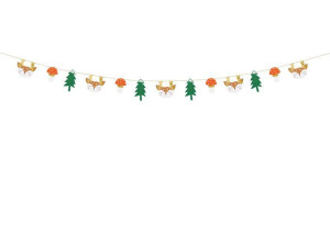 Girlanda papierowa szer:1,7m las