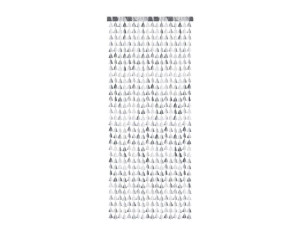 Kurtyna - Choinka, srebrny, 100x245 cm
