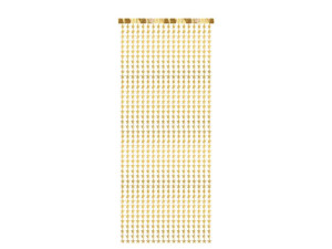 Kurtyna - Gwiazdki, złoty, 100x245 cm