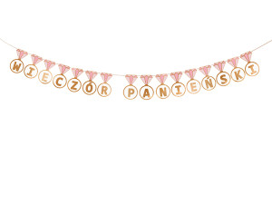 Baner Pierścionki ''Wieczór panieński'', mix, 2.5
