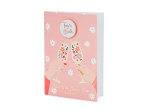 kartka z pinem Bride Team 10,5*15 cm