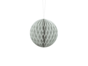 Kula bibułowa, jasny szary, 10cm