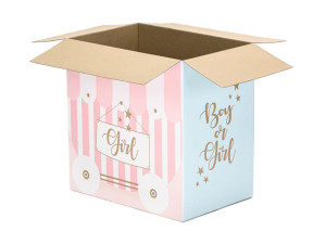 5szt kartony do poczty - Boy or Girl 60*40*60cm