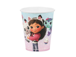 6szt Kubeczki Koci Domek Gabi, mix, 250 ml